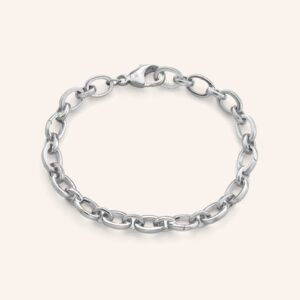 Audrey Link Charm Bracelet in Sterling Silver