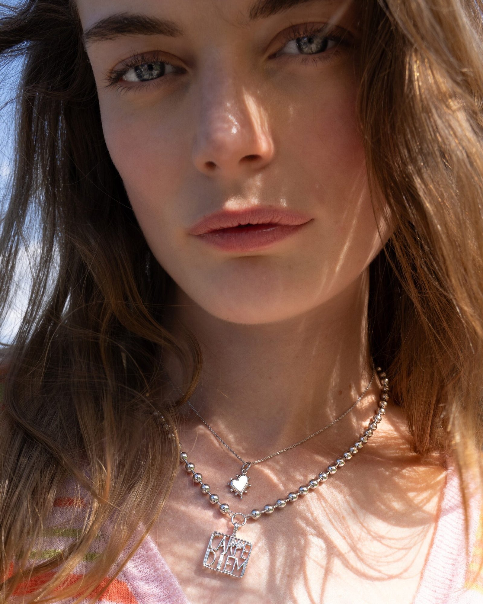 Carpe Diem Medallion Necklace in Sterling Silver - 图片 2